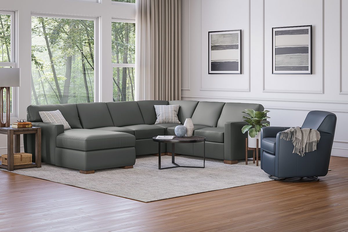 leather furniture sectional