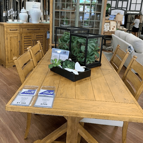 Coming Home Dining Table + Chairs $2,999