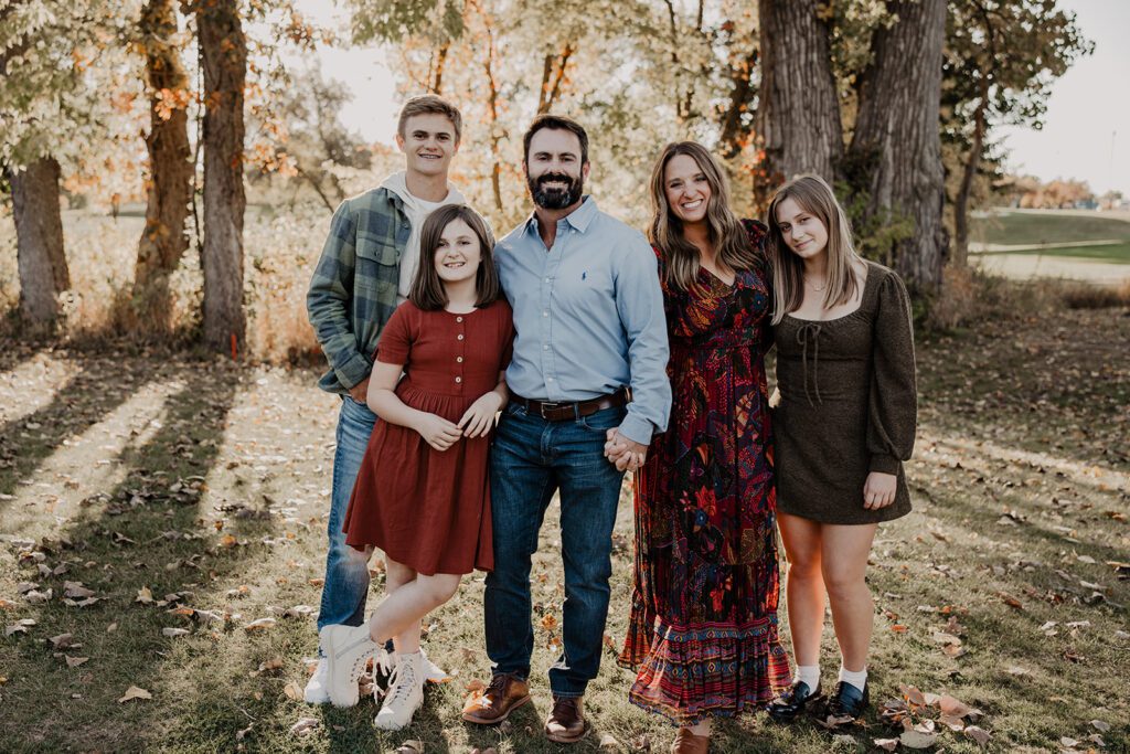 President Tyler Weaver and family