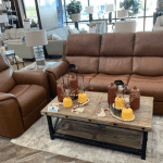 leather sofa