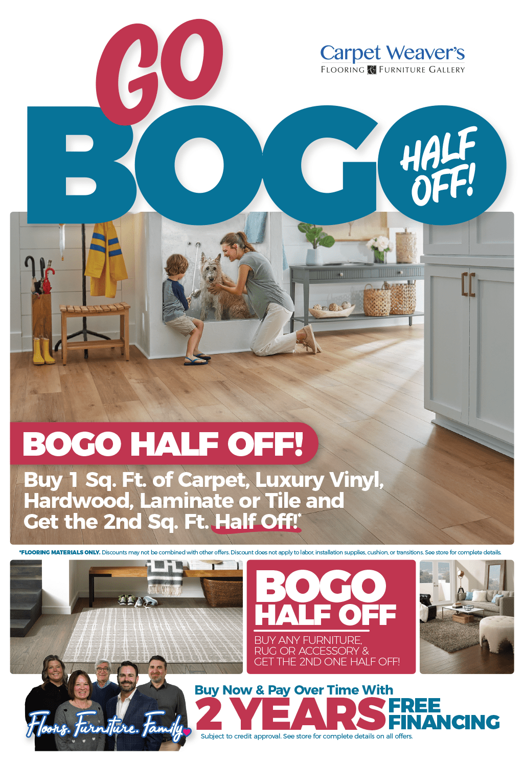 Bogo Half-Off Sale Flyer