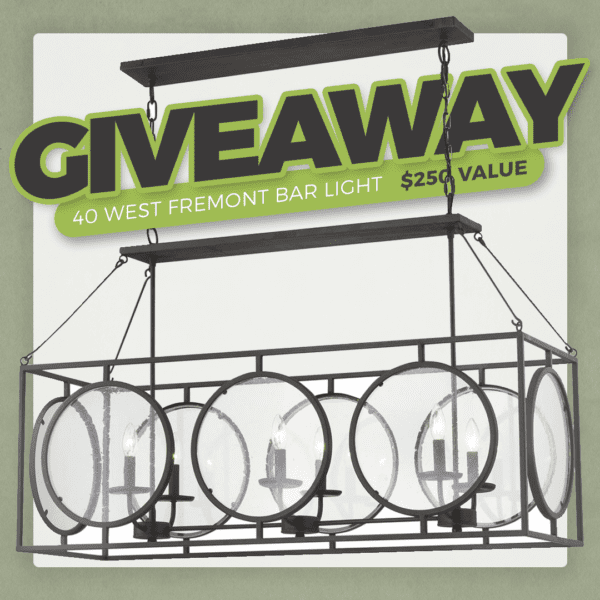 weaver's april light fixture giveaway