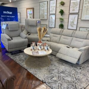 Flexsteel Zecliner and Sofa arranged together