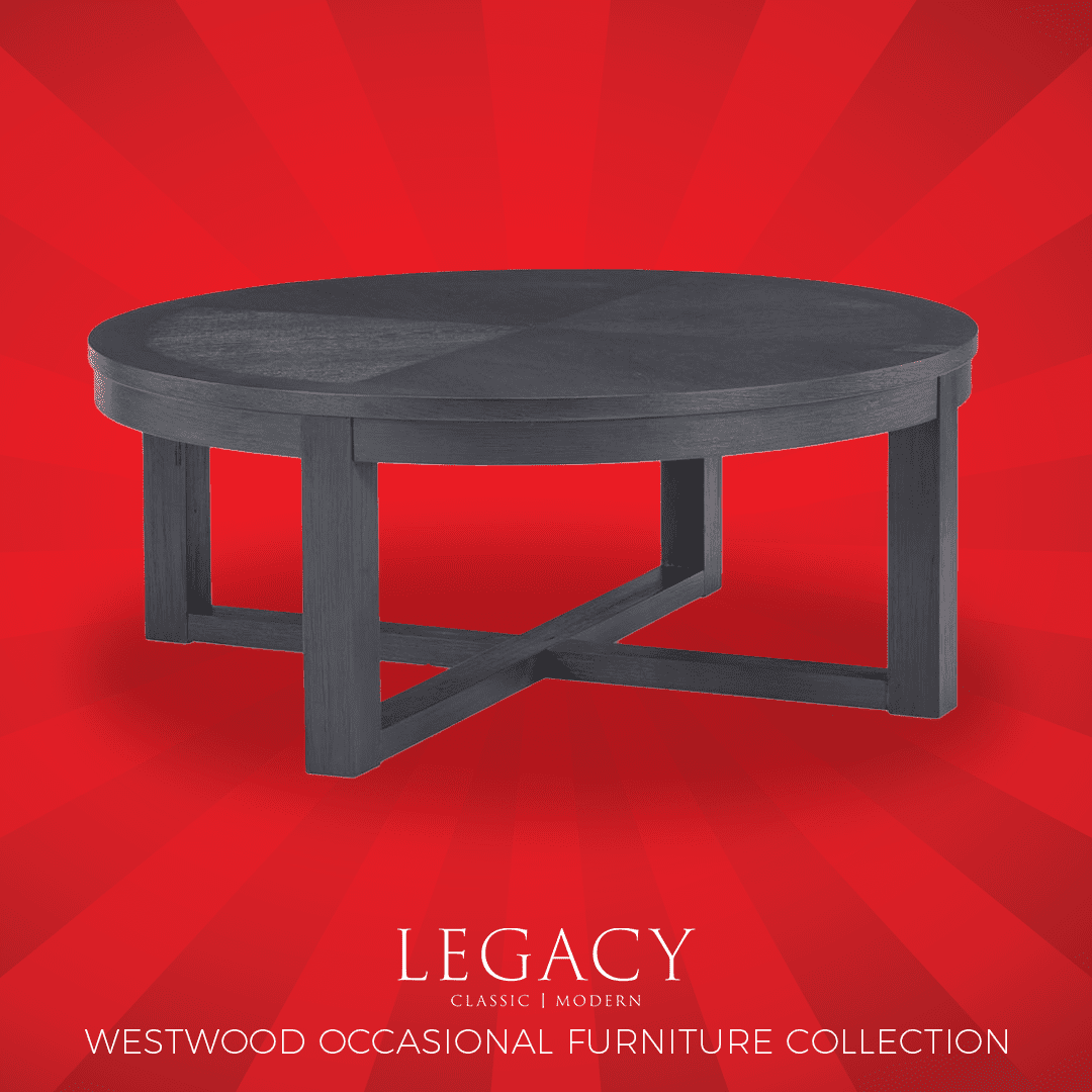Legacy Classic Westwood Round Cocktail Table - Carpet Weavers