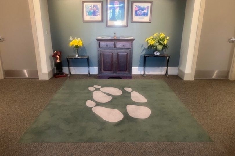 Custom Carpet at The Den at Fox Creek Golf Course Bloomington Illinois